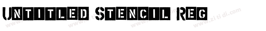 Untitled Stencil Reg字体转换